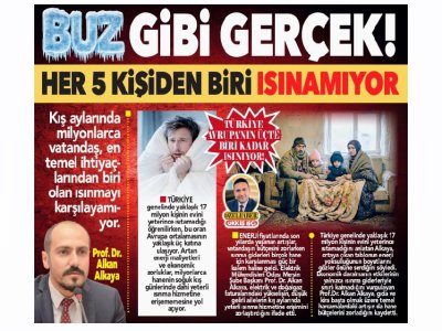HER 5 KİŞİDEN BİRİ ISINAMIYOR