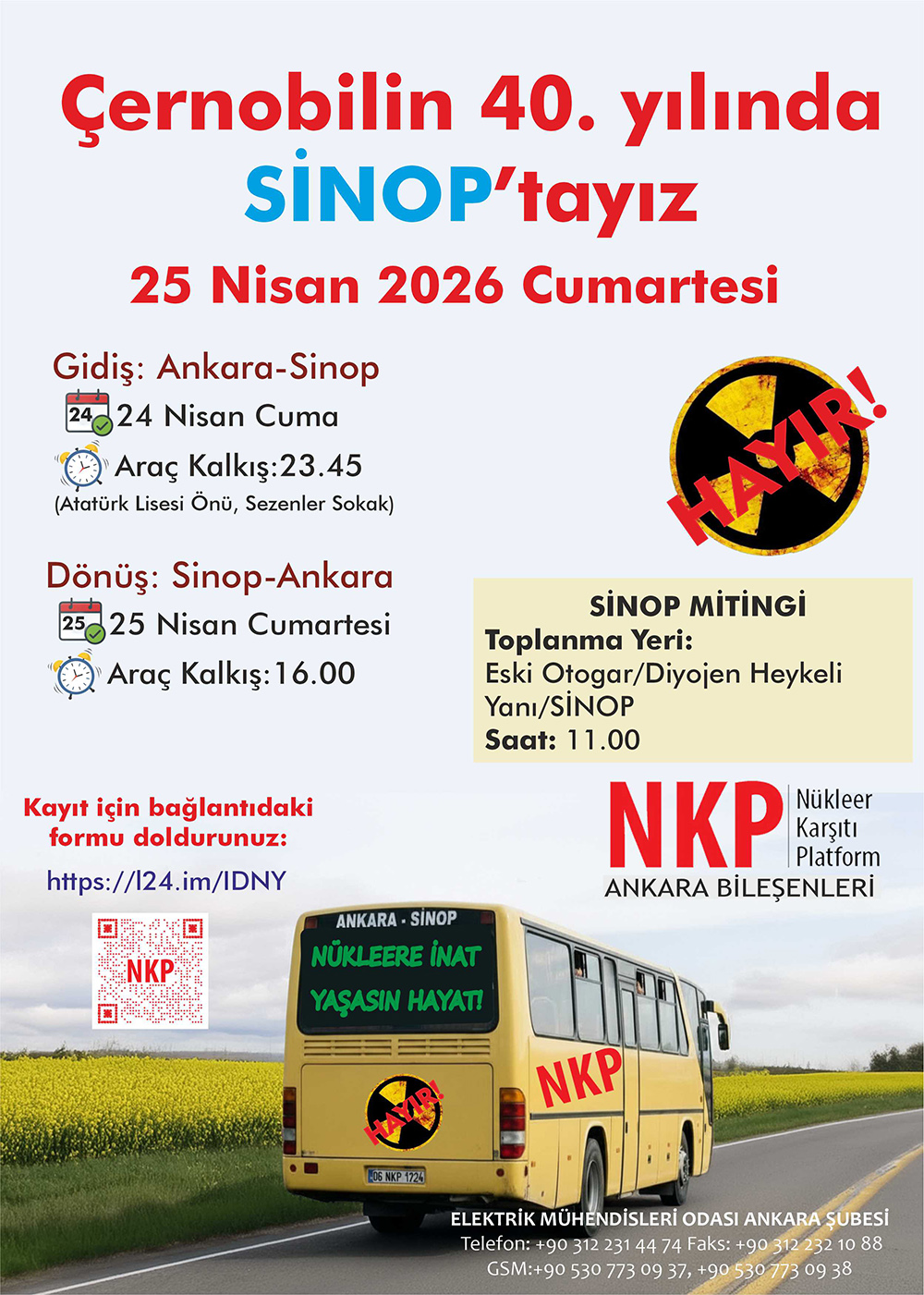 ÇERNOBİLİN 40. YILINDA SİNOP’TAYIZ